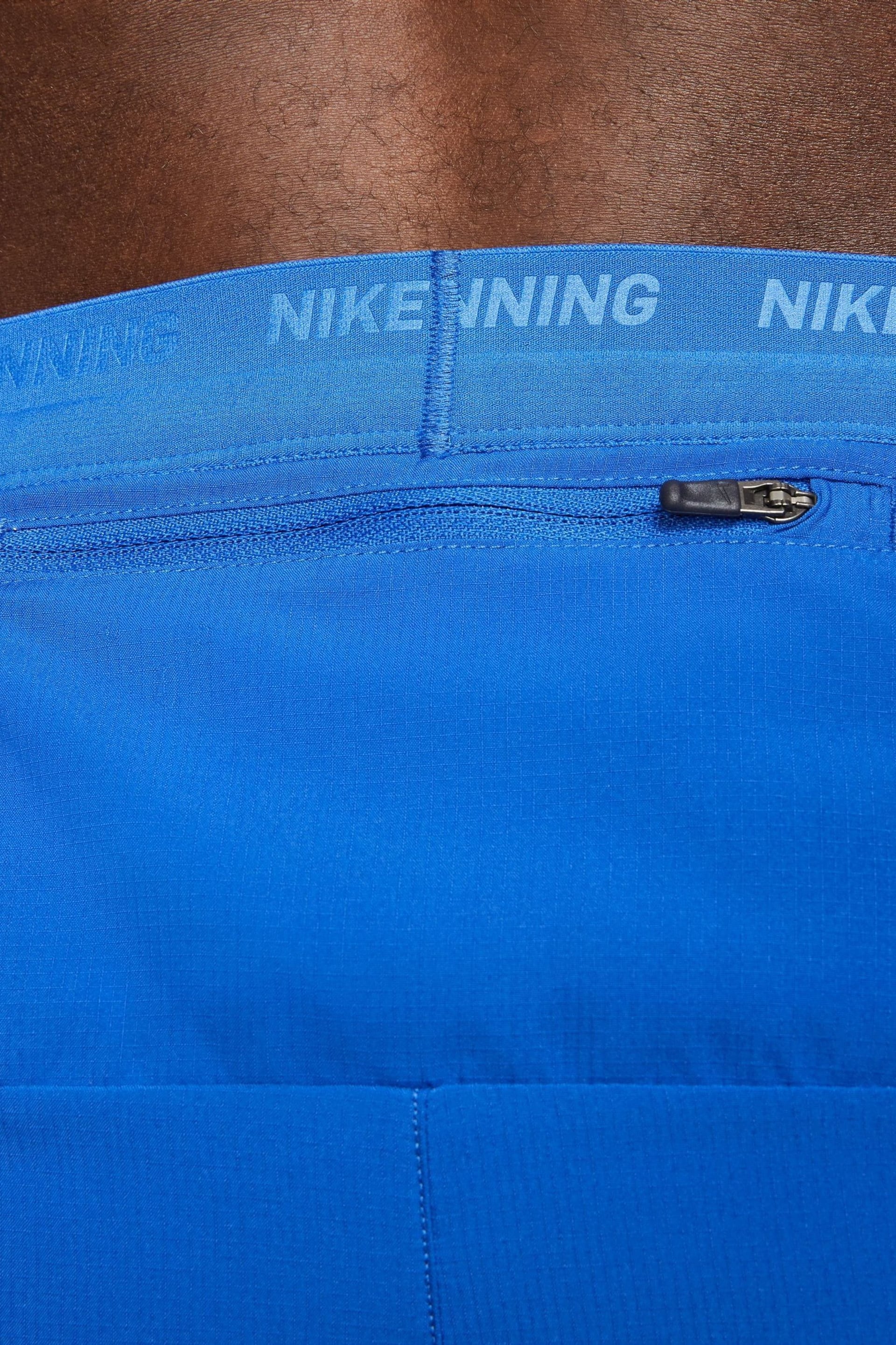 Nike Blue Dri-FIT Stride 5 Inch Running Shorts - Image 13 of 16
