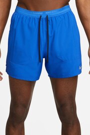 Nike Blue Dri-FIT Stride 5 Inch Running Shorts - Image 3 of 16