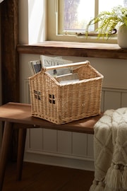 Natural House Shaped Storage Basket - Image 1 of 4