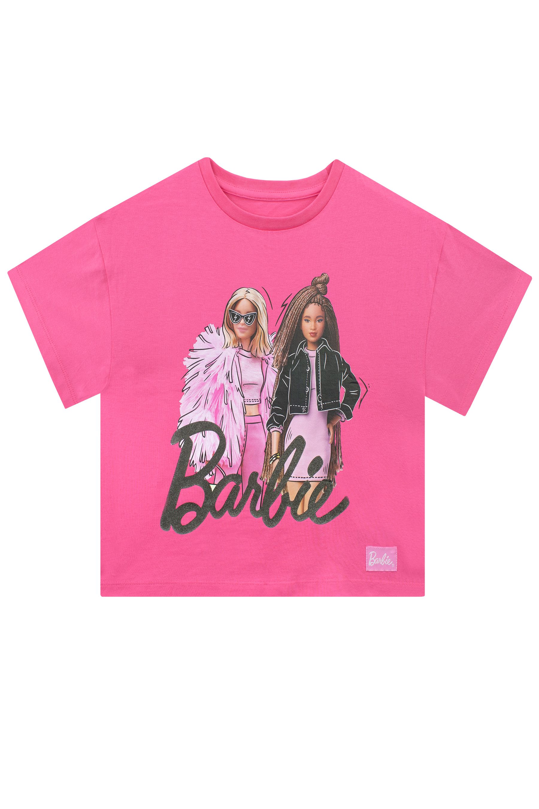 Plus size pink barbie shirt cheap