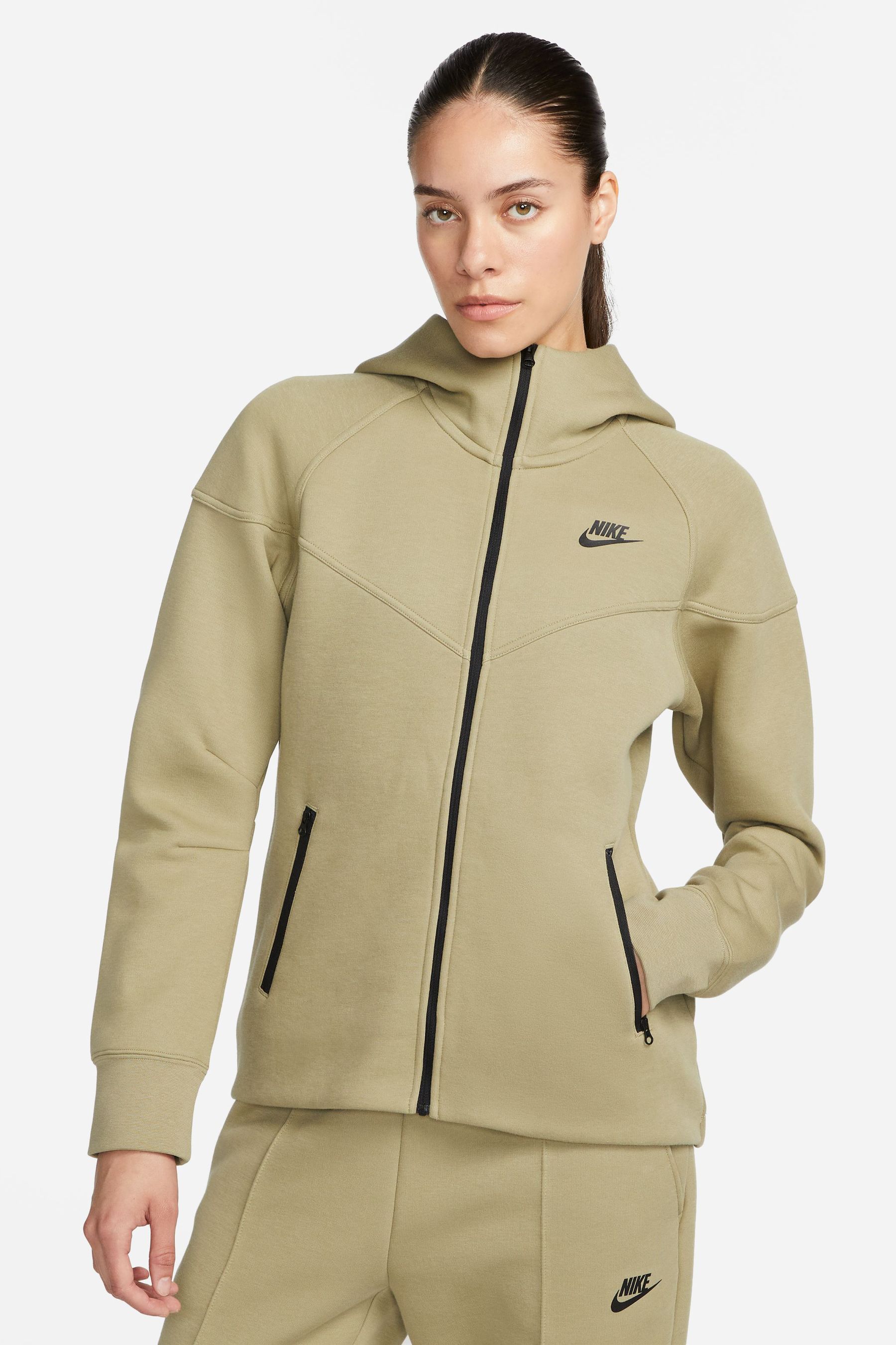 Nike womens olive green jacket on sale