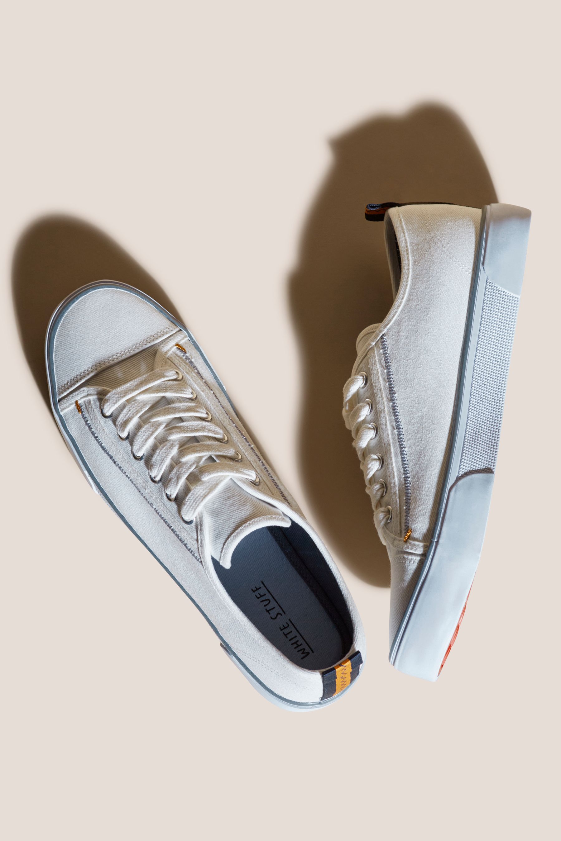 White stuff canvas pumps discount