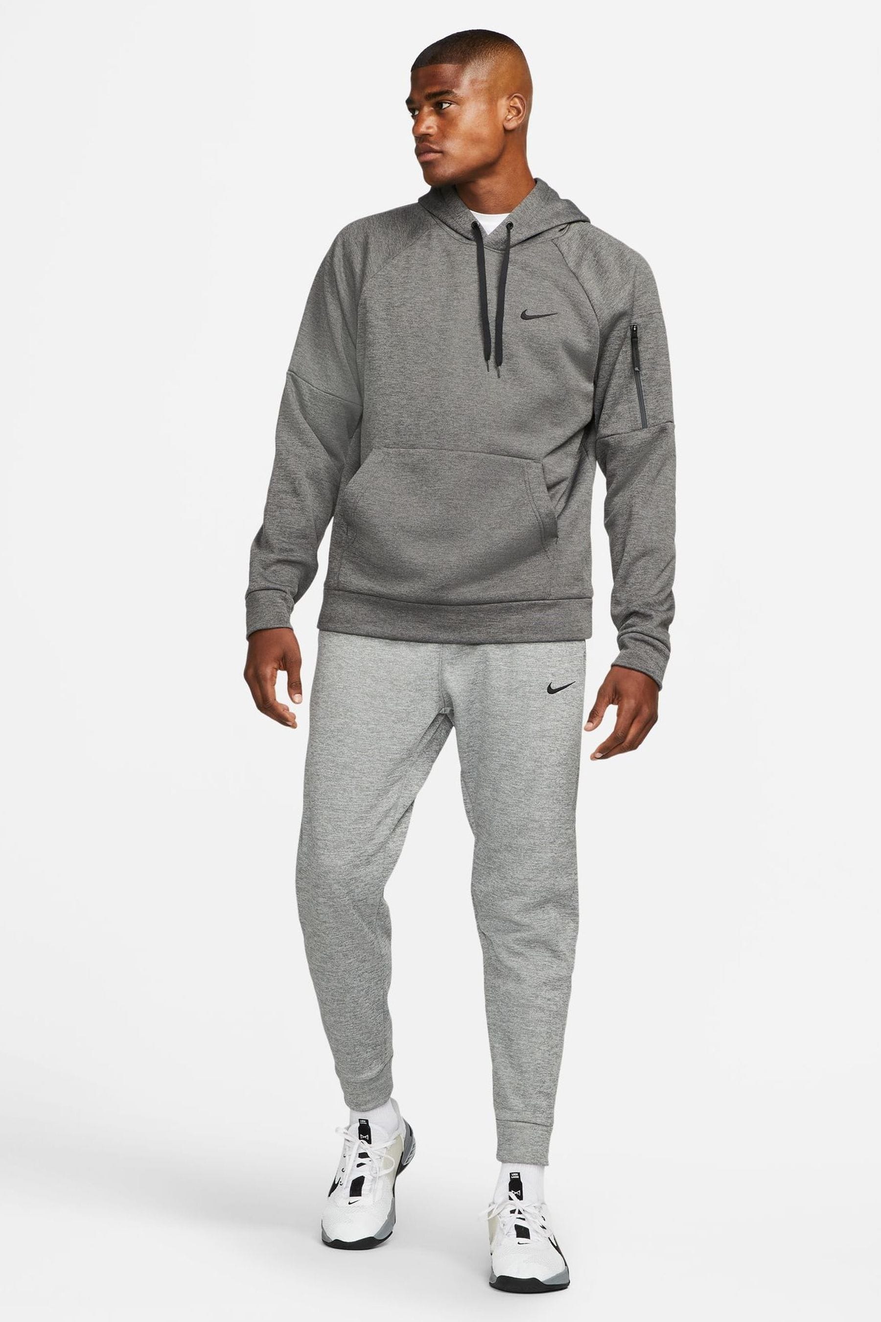 Buy Nike Charcoal Grey Therma FIT Pullover Training Hoodie from Next Luxembourg