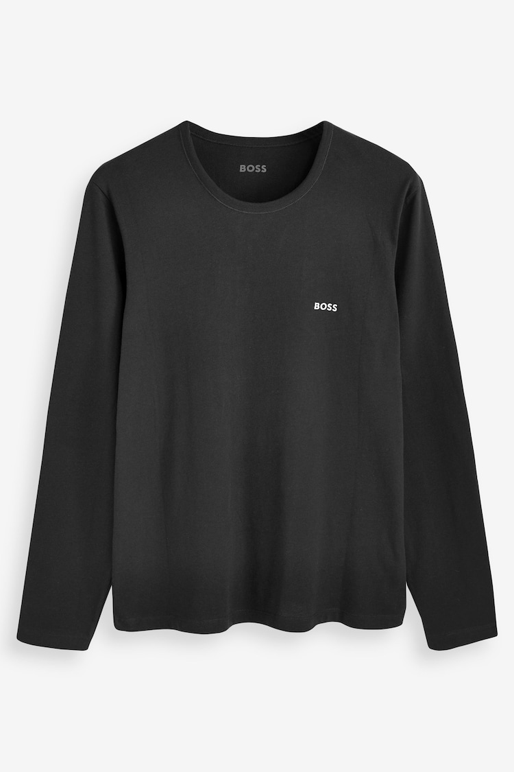 BOSS 100% Cotton Long Sleeve T-Shirt 3 Pack - Image 2 of 8