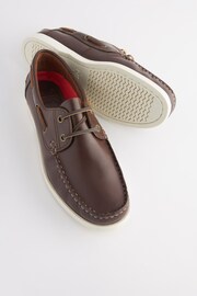 Brown Wide Fit Classic Boat Shoes - Image 6 of 6