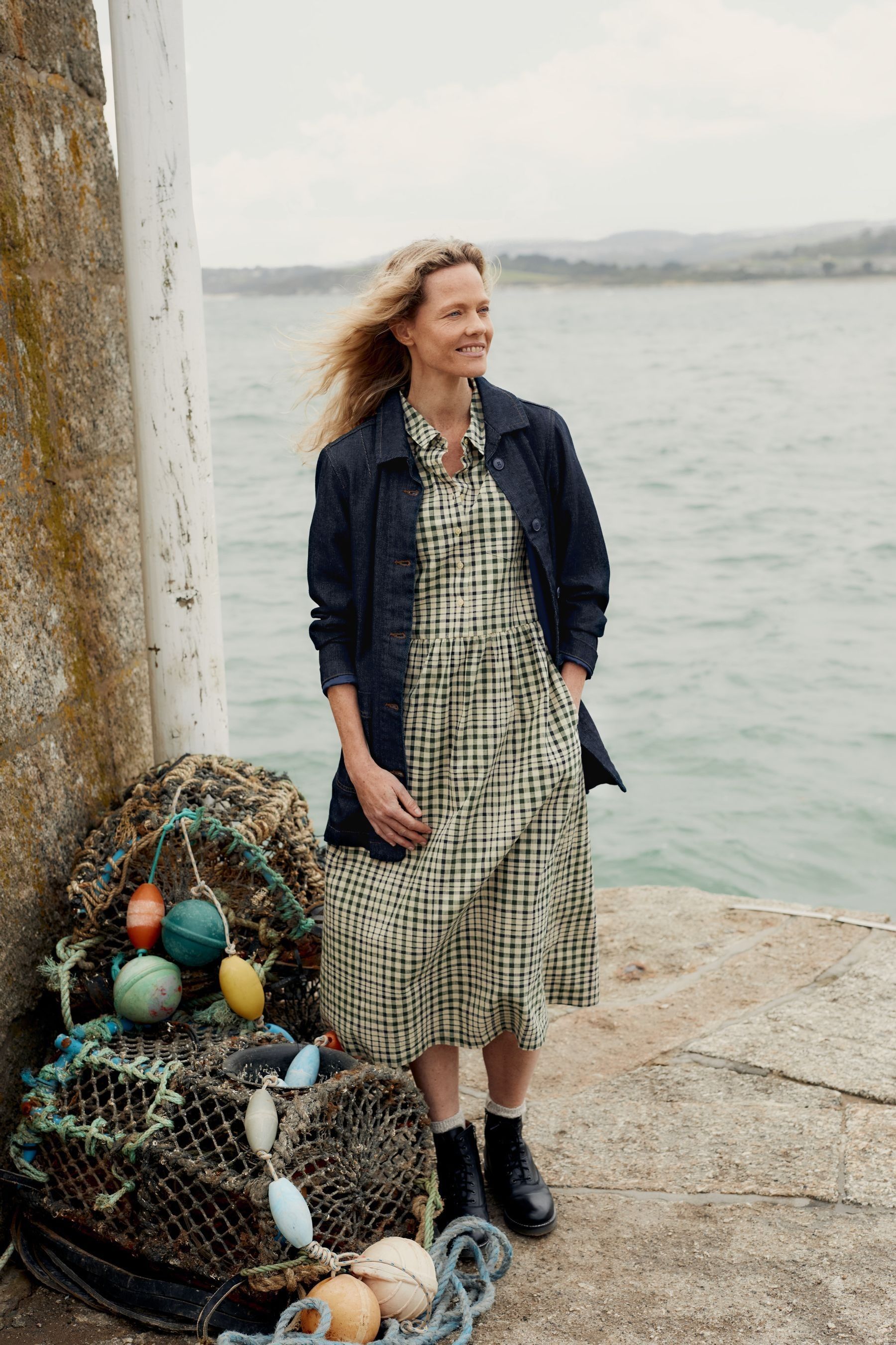 Lake dress seasalt top