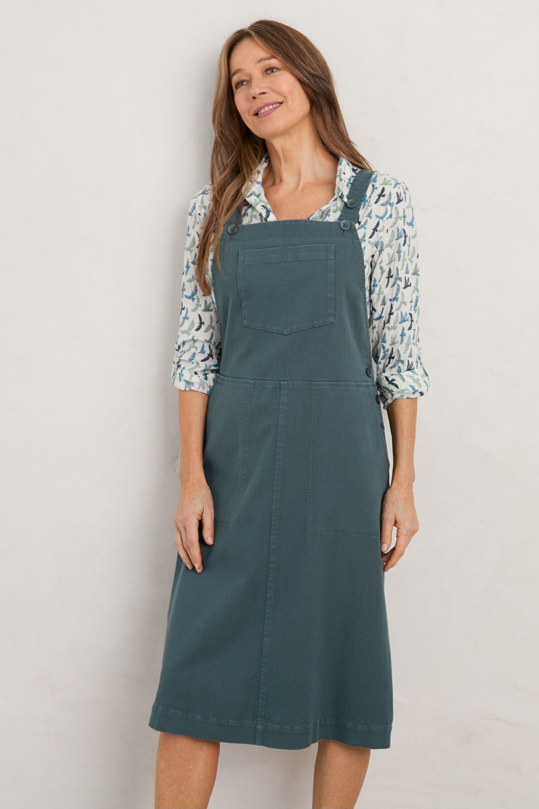 Sea salt pinafore dress on sale