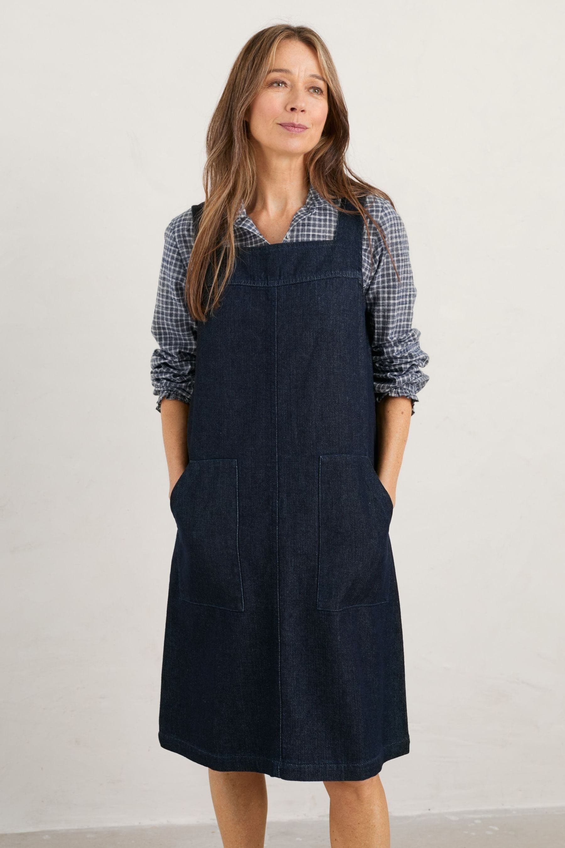 Seasalt denim pinafore discount