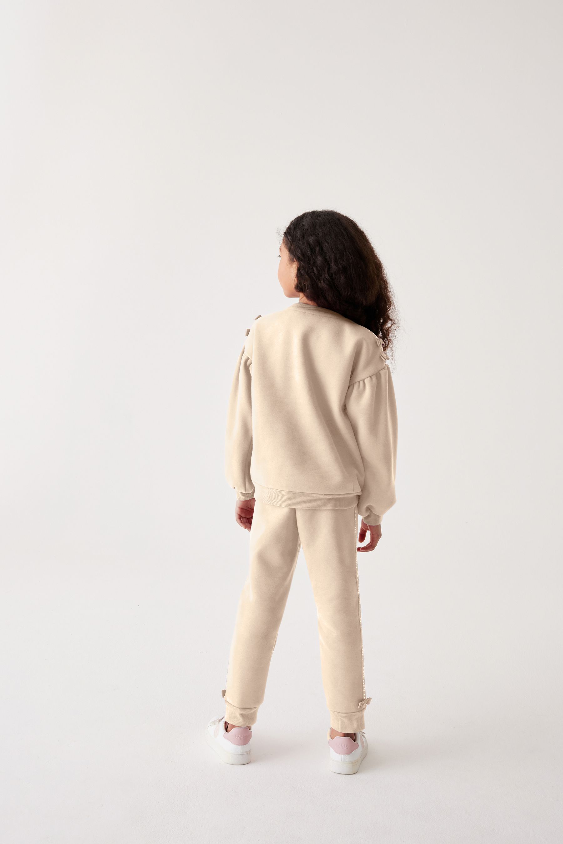 Buy Baker by Ted Baker 100 Cotton Bow Sweater Joggers Set from the Next UK online shop