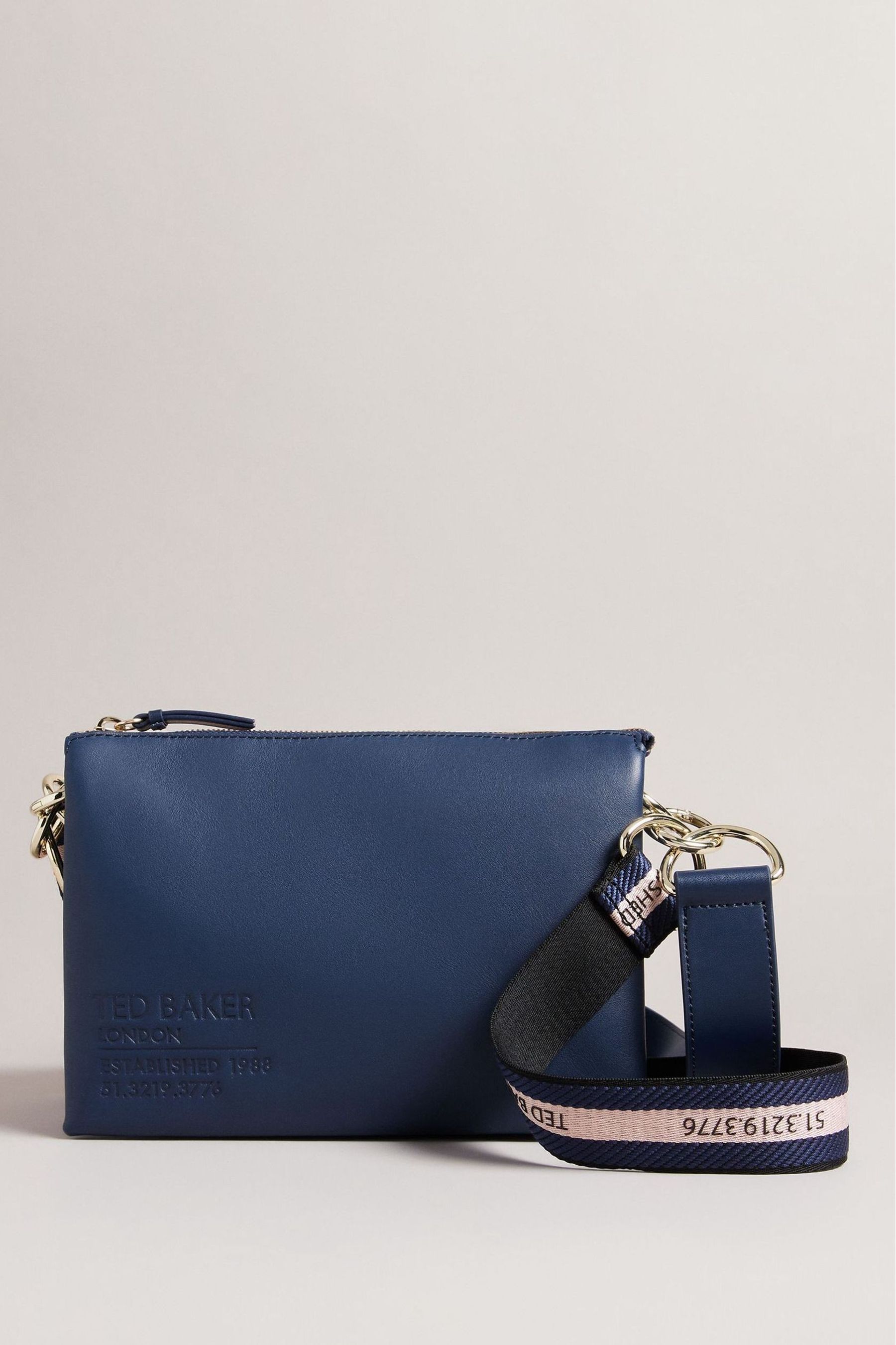 Buy Ted Baker Navy Blue Darceyy Branded Webbing Cross Body Bag from Next Lithuania