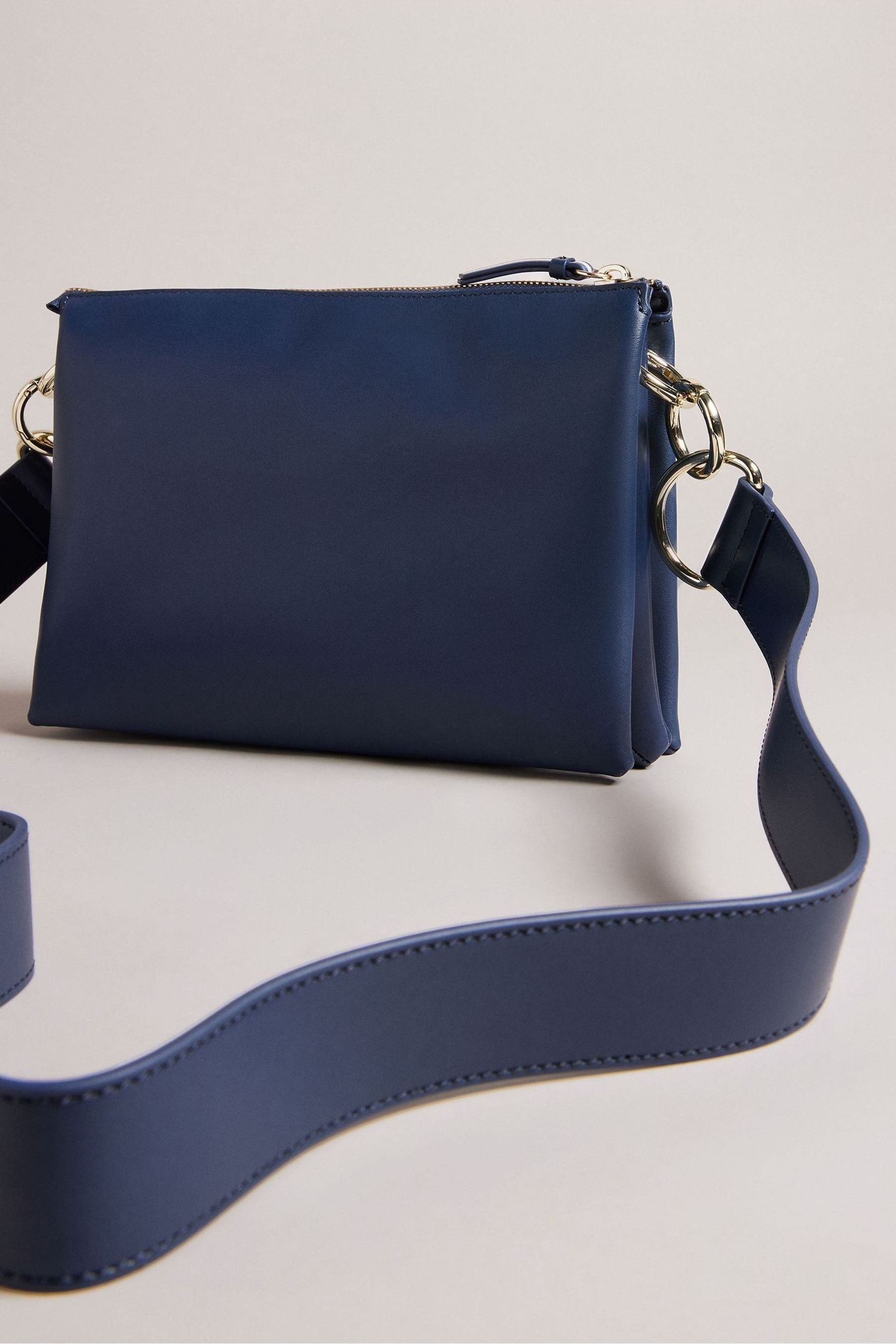 Ted Baker Navy Blue Darceyy Branded Webbing Cross Body Bag