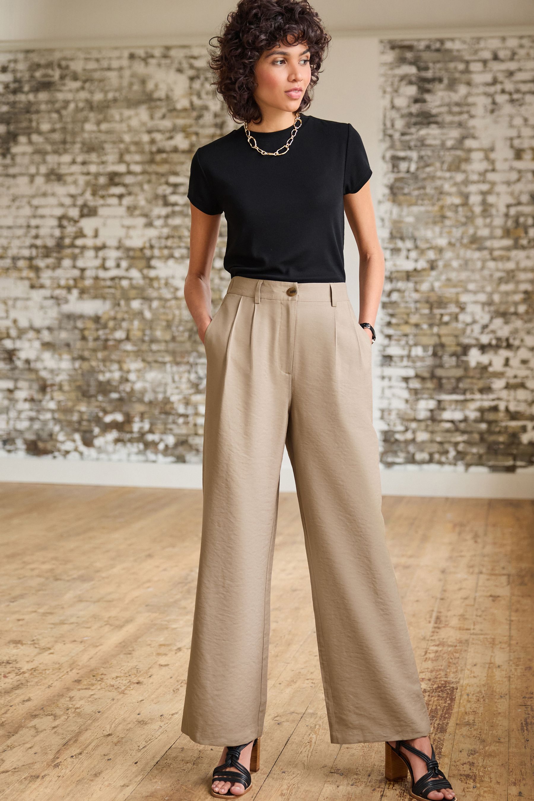 Next elastic waist trousers clearance
