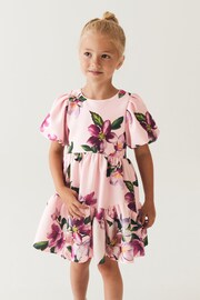 Baker by Ted Baker Pink Floral Scuba Dress - Image 1 of 11