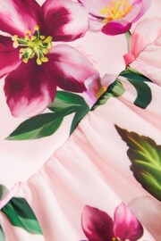 Baker by Ted Baker Pink Floral Scuba Dress - Image 10 of 11