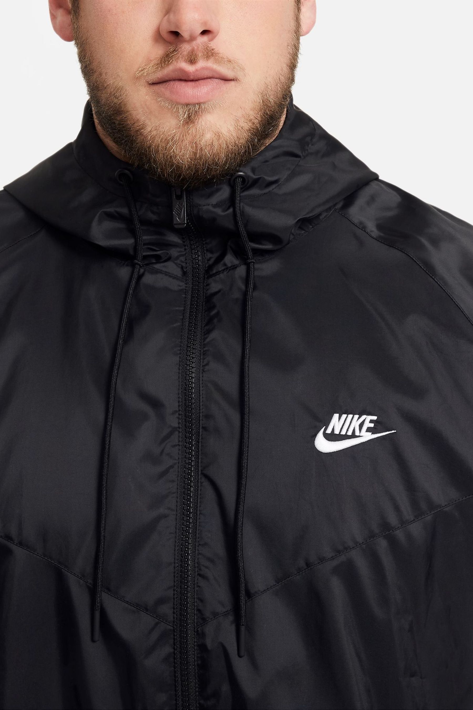 Buy Nike Black Windrunner Hooded Jacket from the Next UK online shop