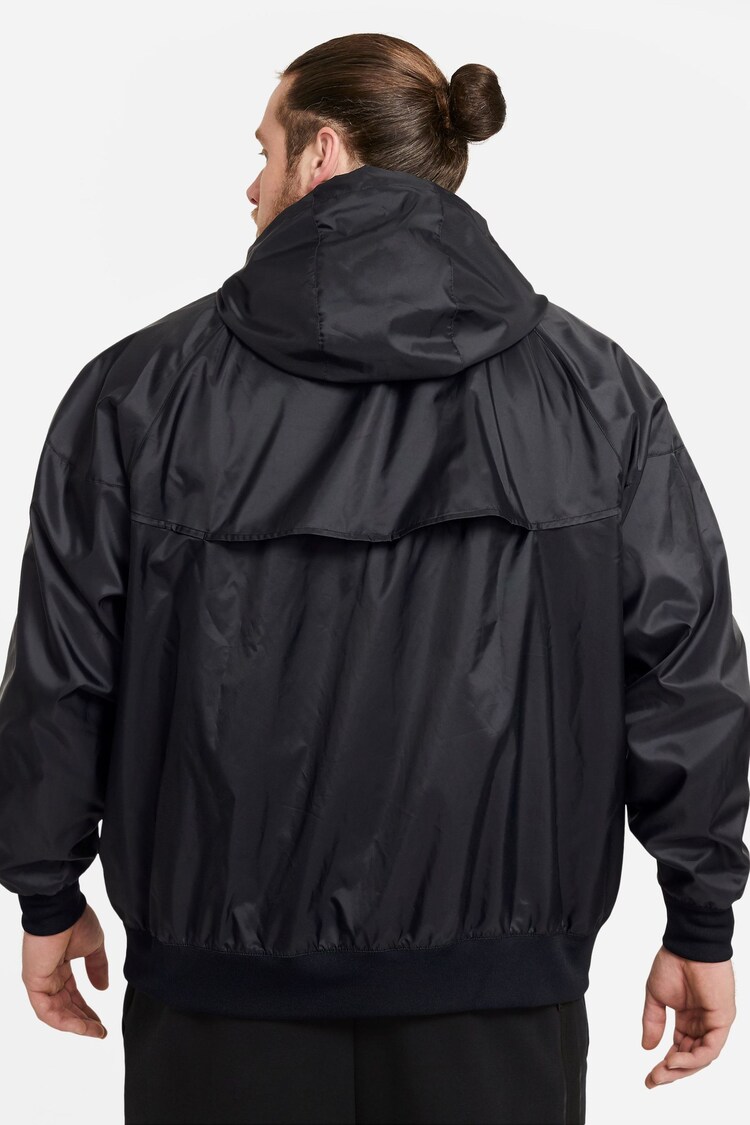 Nike Black Windrunner Hooded Jacket - Image 8 of 13