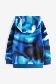 Blue Digital Print Hoodie (3-16yrs) - Image 6 of 7