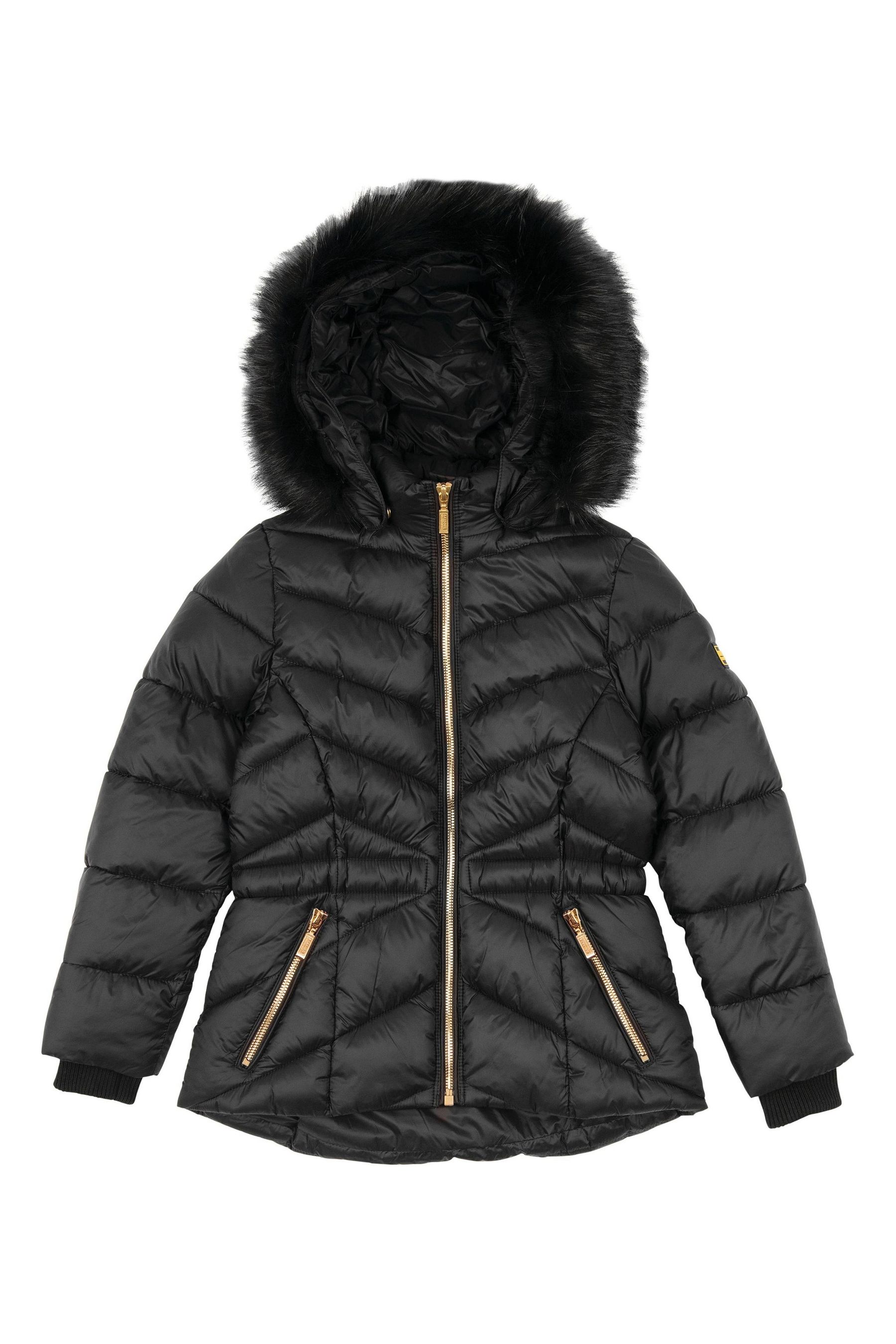 Buy Barbour International Girls Island Hooded Quilted Jacket from Next Ireland