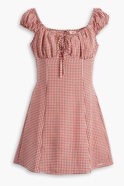 Levi's® Red Check Cap Sleeve Dress - Image 3 of 4