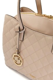 Dune London Nude Large Dignify Quilted Tote Bag - Image 4 of 4