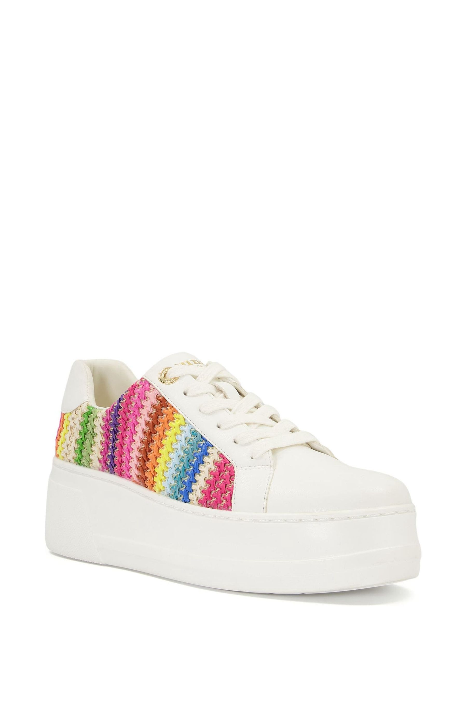 Buy Dune London Multi Episode Flatform Sole Trainers from Next Luxembourg