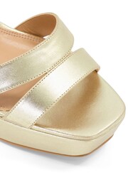Dune London Gold Molten Sandals - Image 7 of 7