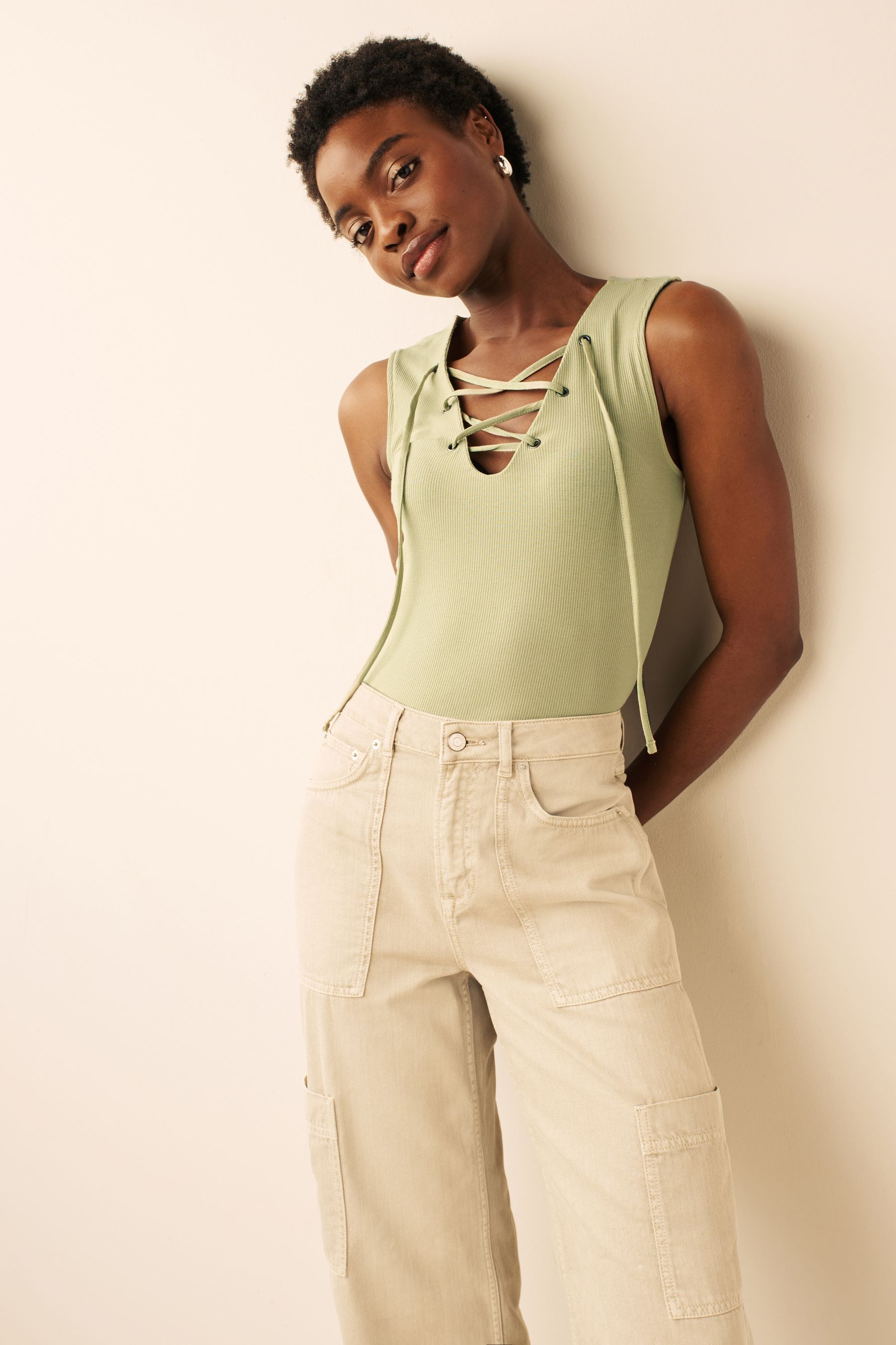 Sleeveless lace vest on sale