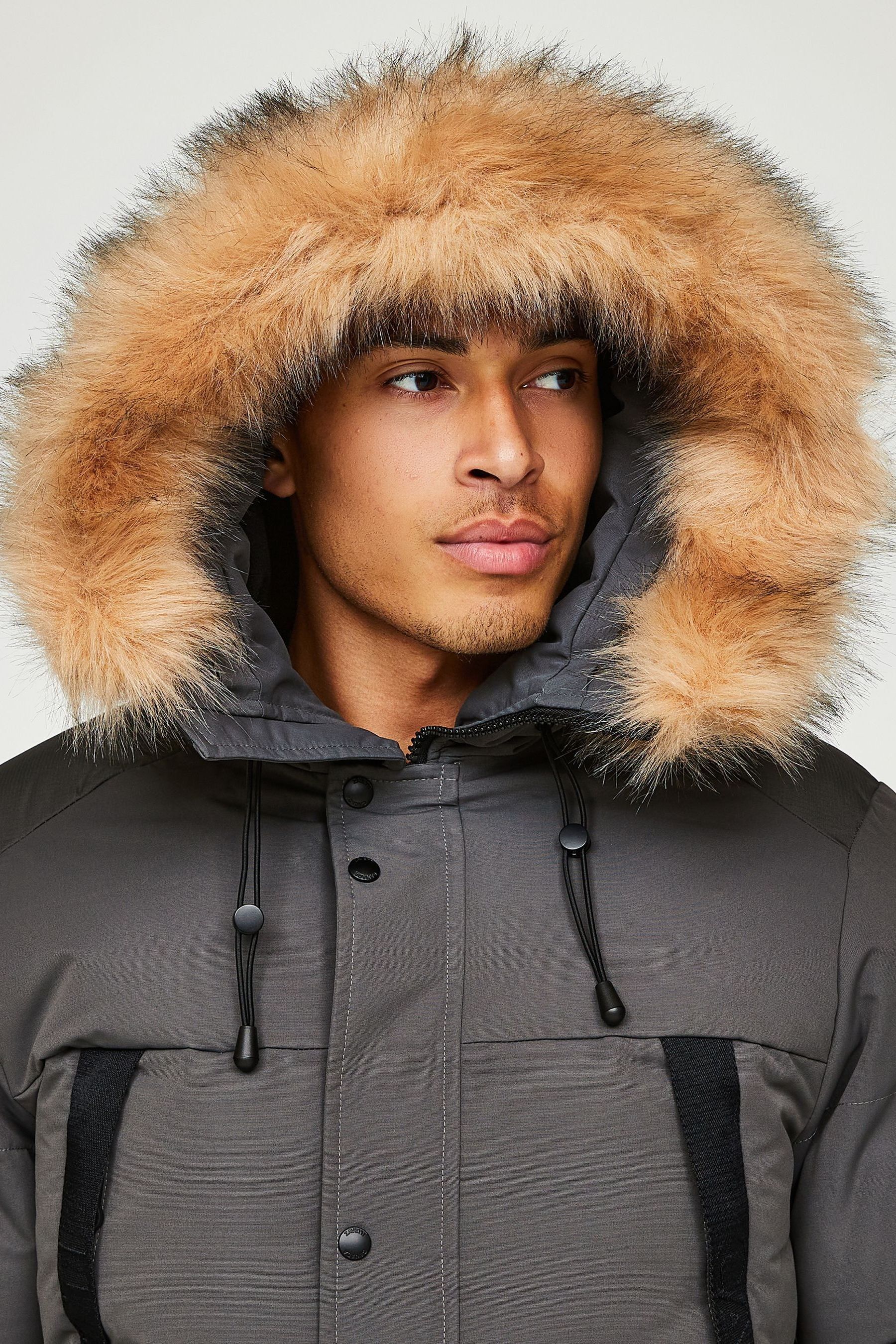 Bomber parka jacket mens best sale