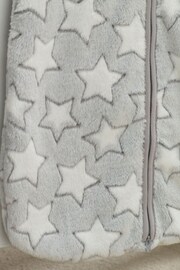 Grey Stars 2.5 Tog Fleece Supersoft Baby Sleep Bag - Image 5 of 5