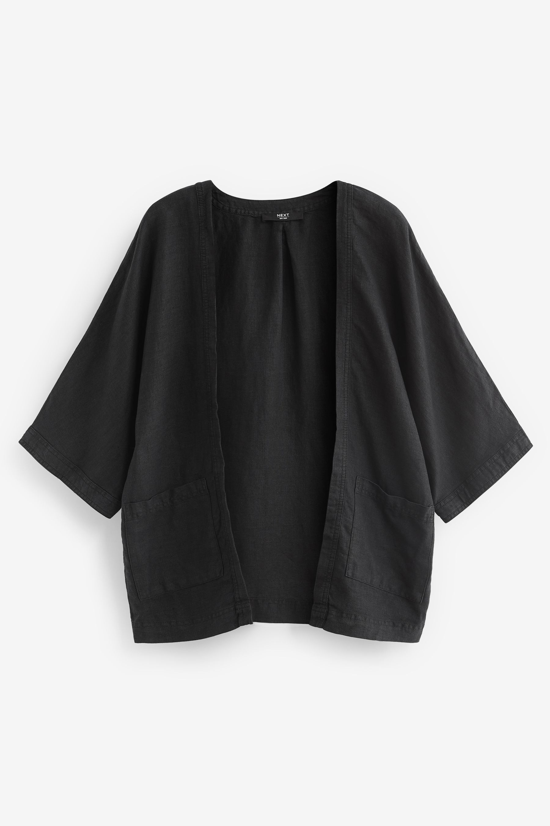 Buy Black 100 Linen Jacket from the Next UK online shop
