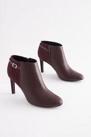 Burgundy Red Forever Comfort® Round Toe Shoe Boots - Image 3 of 7