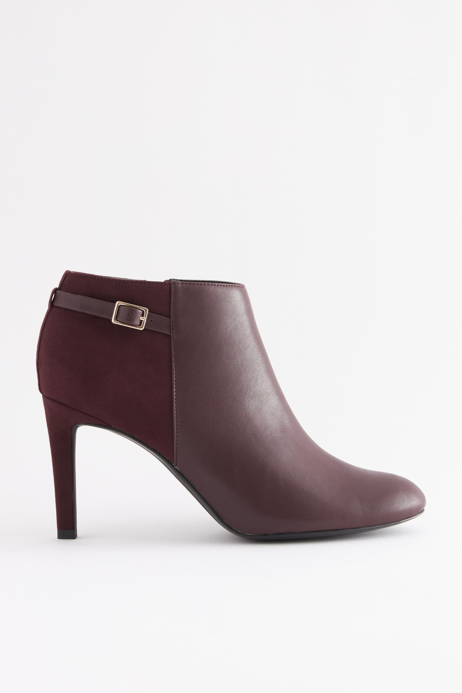 Burgundy Red Forever Comfort® Round Toe Shoe Boots - Image 4 of 7