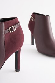 Burgundy Red Forever Comfort® Round Toe Shoe Boots - Image 7 of 7