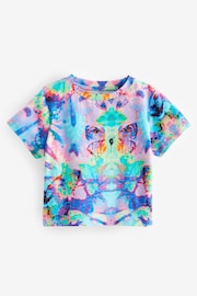 Blue Butterfly Boxy T-Shirt (3-16yrs) - Image 5 of 7