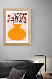 East End Prints Orange Gatherings 11 by Garima Dhawan Framed Print - Image 1 of 3