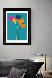 East End Prints Blue Lily 24 by Garima Dhawan Framed Print - Image 1 of 3