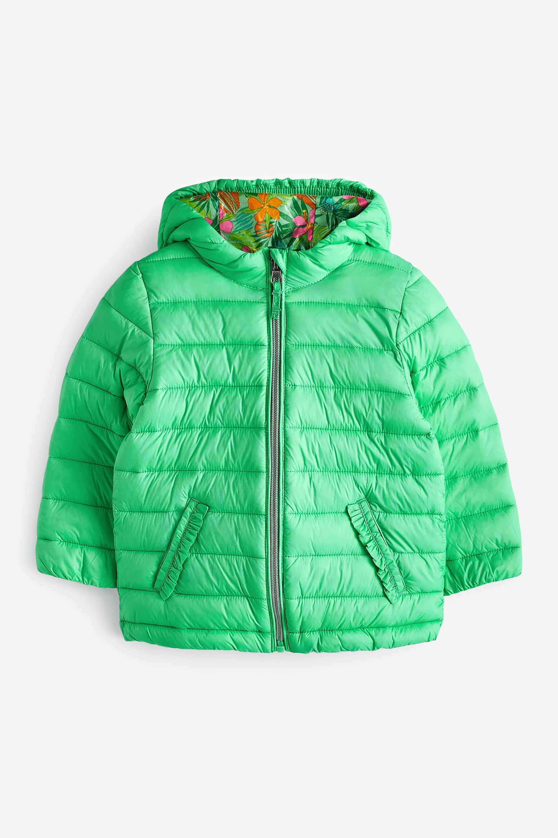 Lime green padded jacket cheap