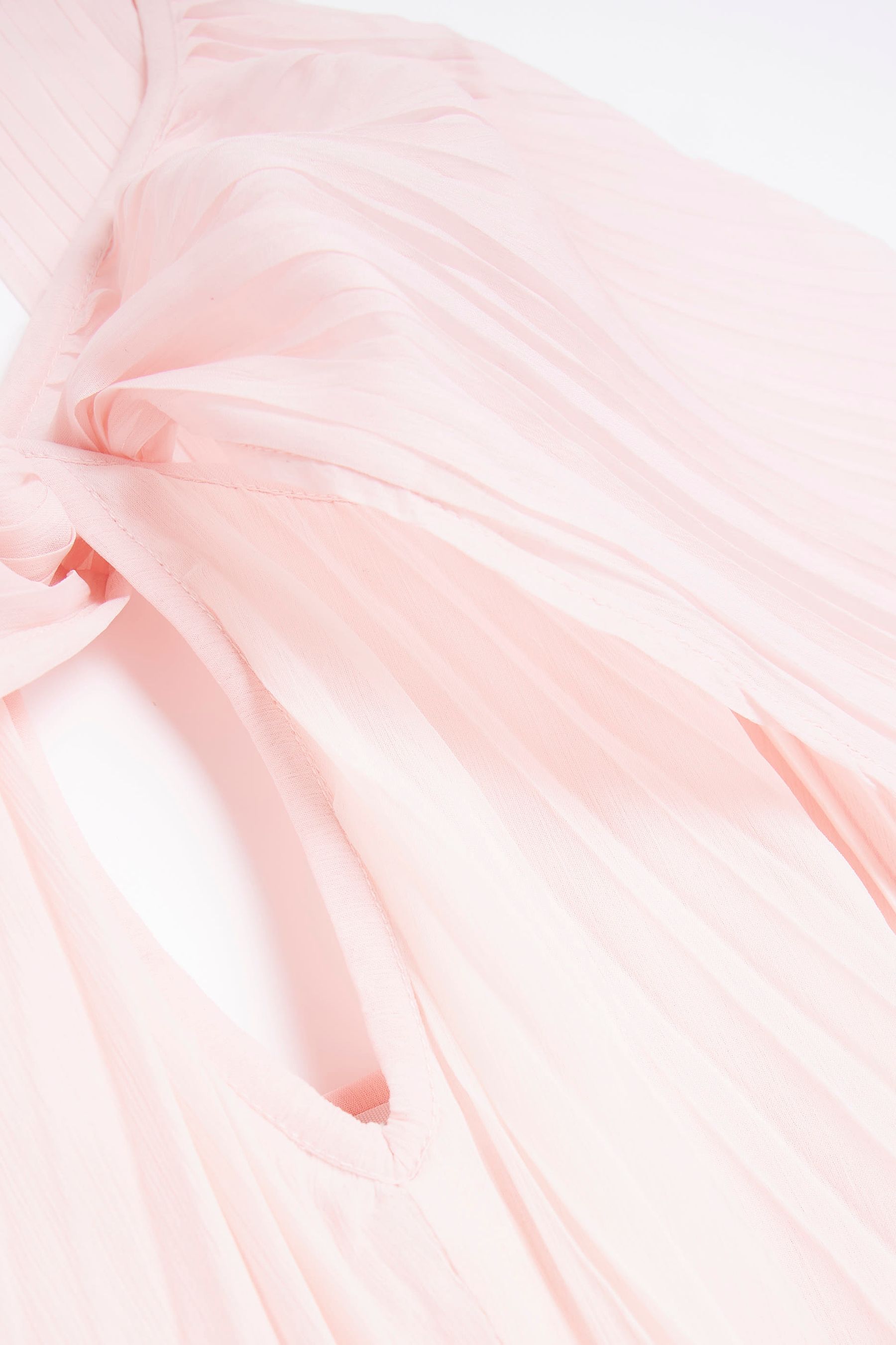 River island pink pleated dress online