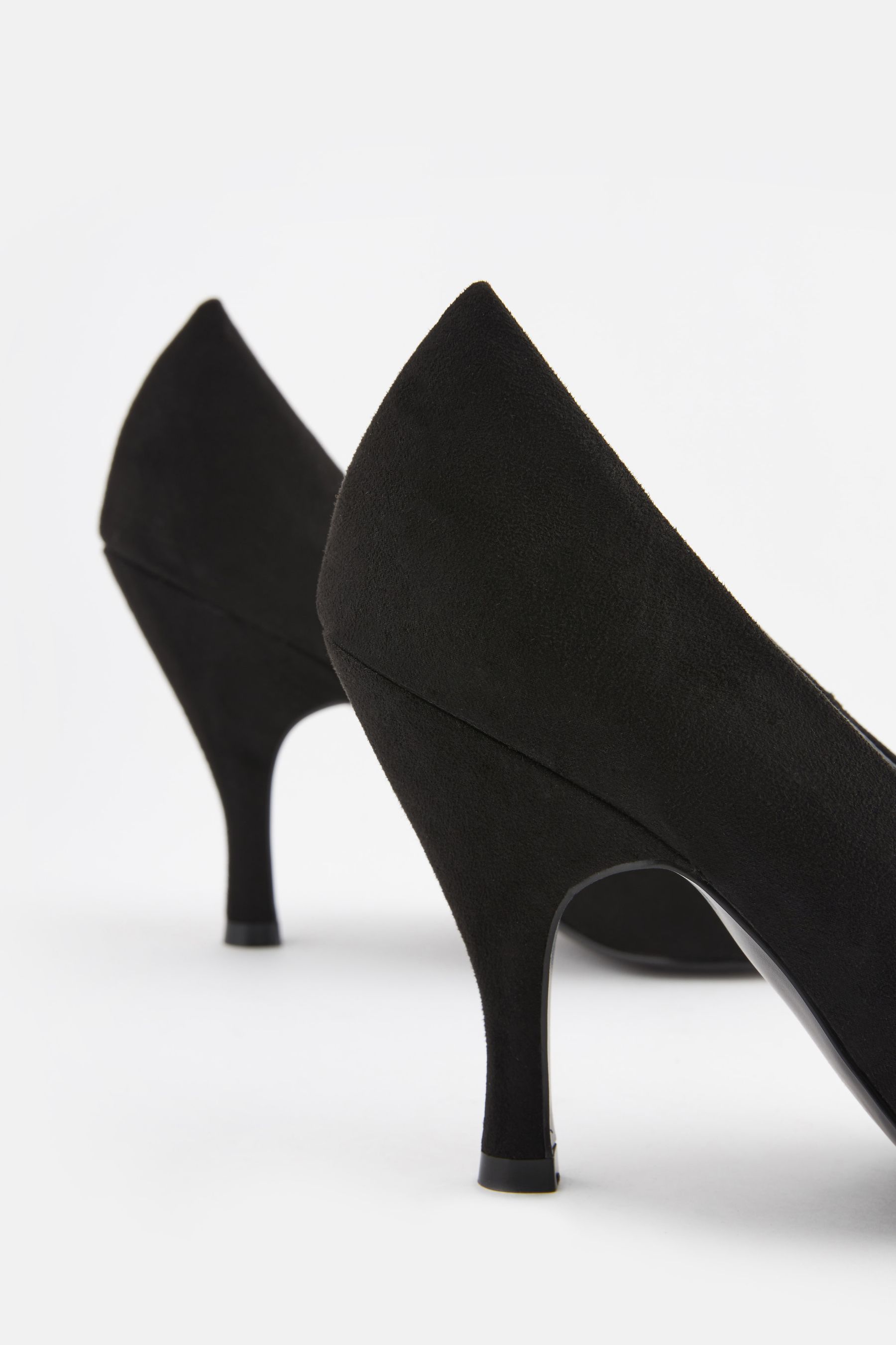 Buy Black Forever Comfort Point Toe Court Shoes from Next Luxembourg