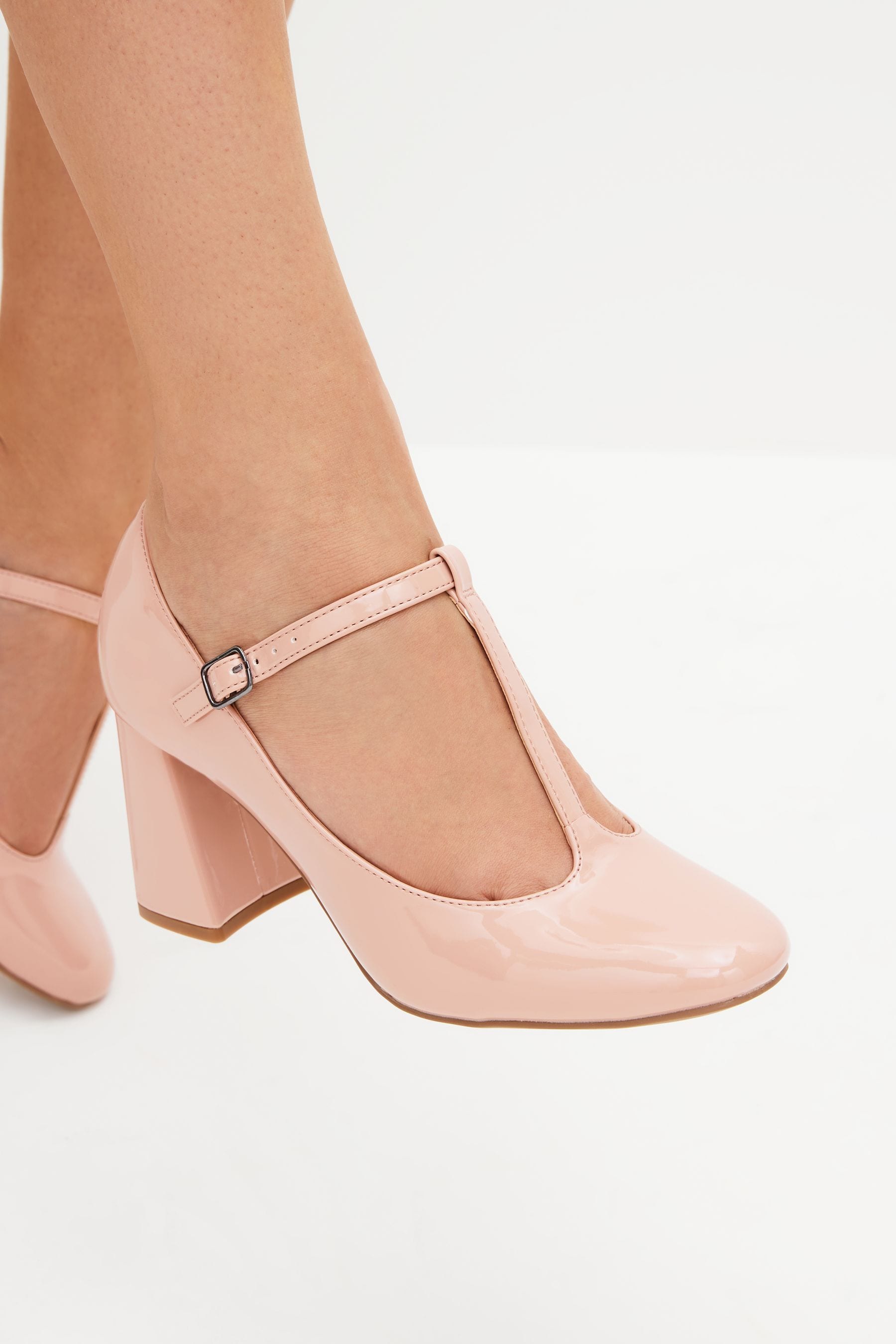 Nude t bar shoes on sale