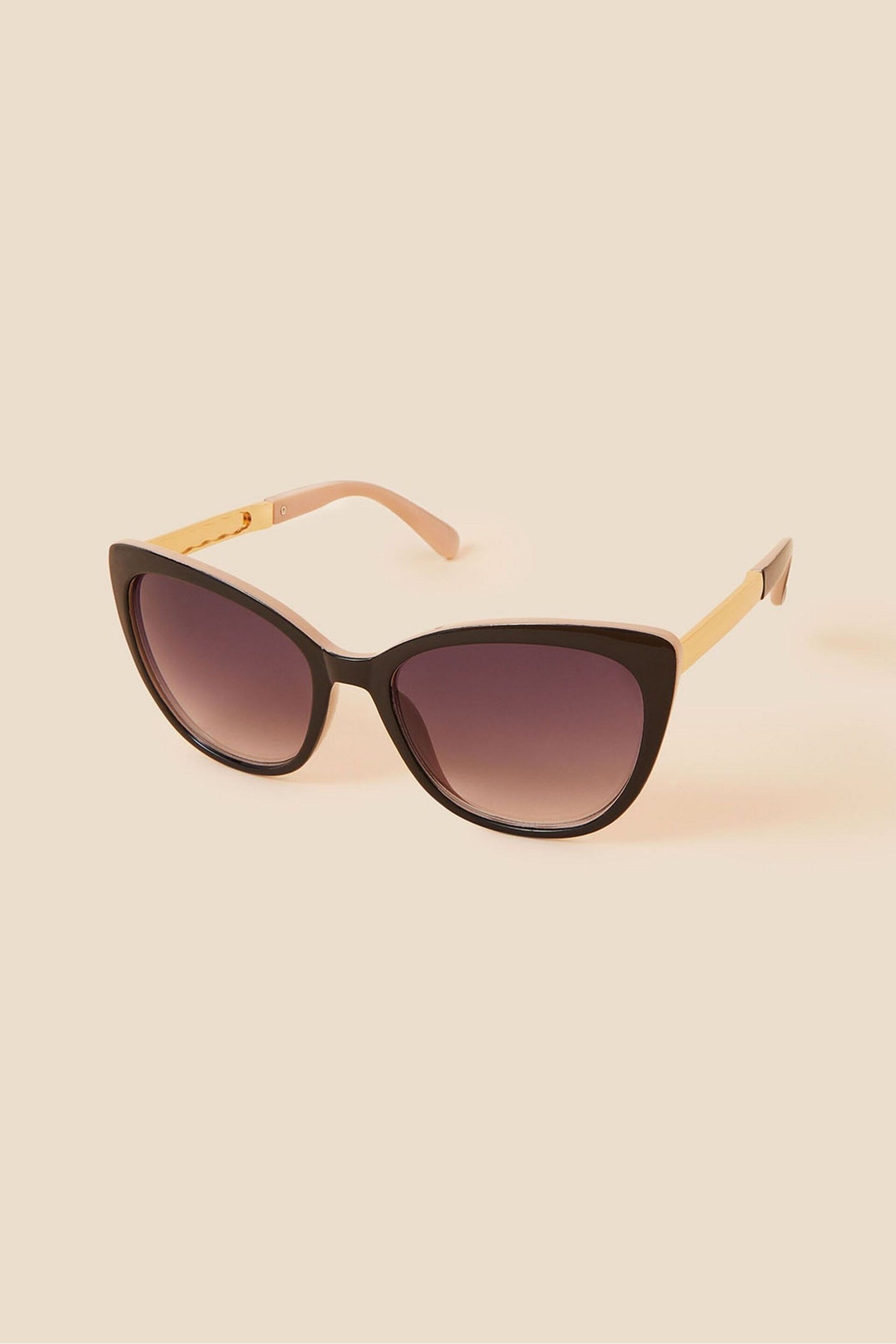 Accessorize Black Classic Cat-Eye Sunglasses - Image 2 of 2