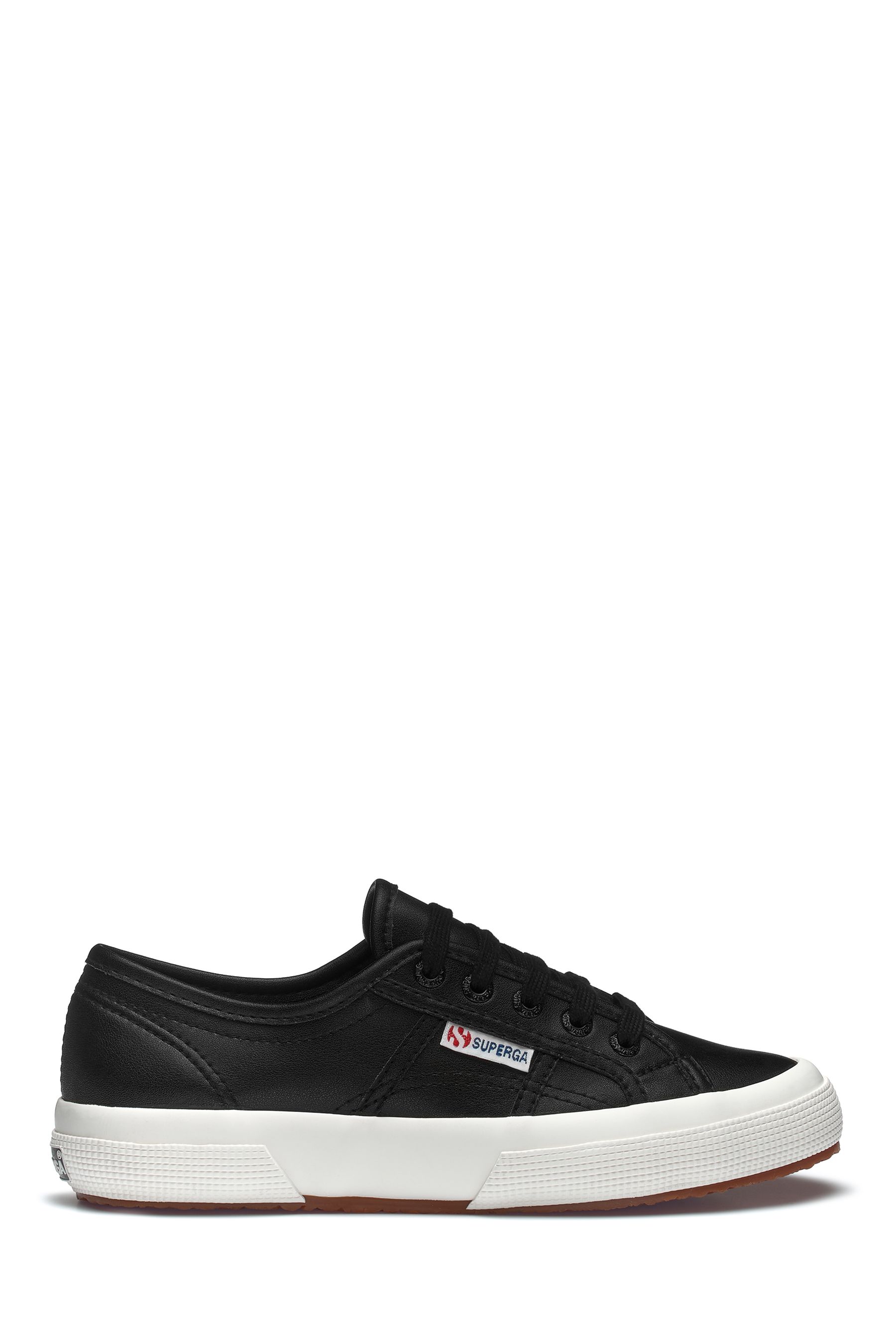Superga black trainers discount