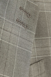 River Island Grey Big & Tall Notch Check Suit: Jacket - Image 6 of 6