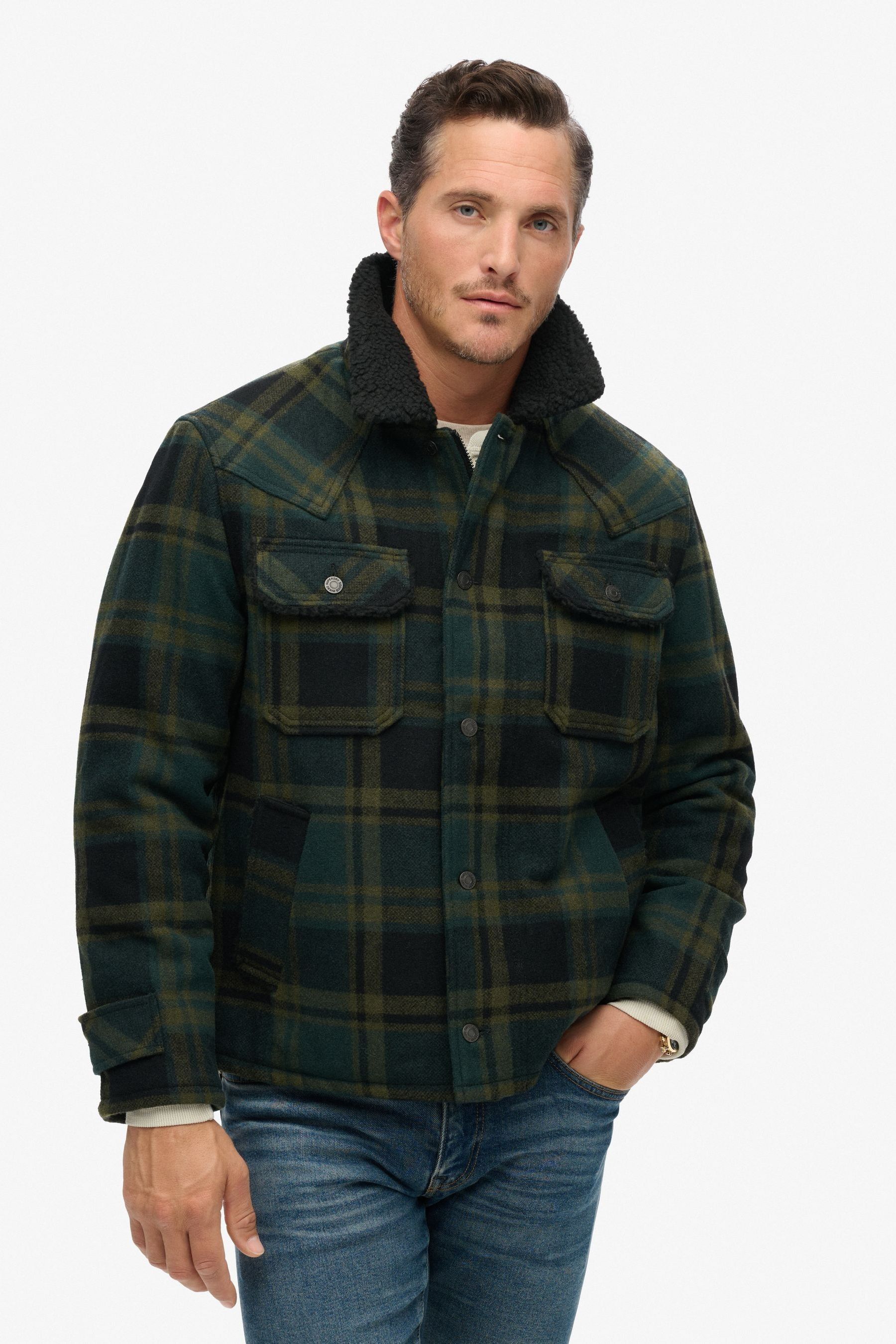 Superdry shirt jacket sales