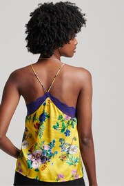 Superdry Yellow Satin Cami Top - Image 4 of 5