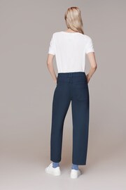 Whistles Blue Tessa Casual Trousers - Image 2 of 5