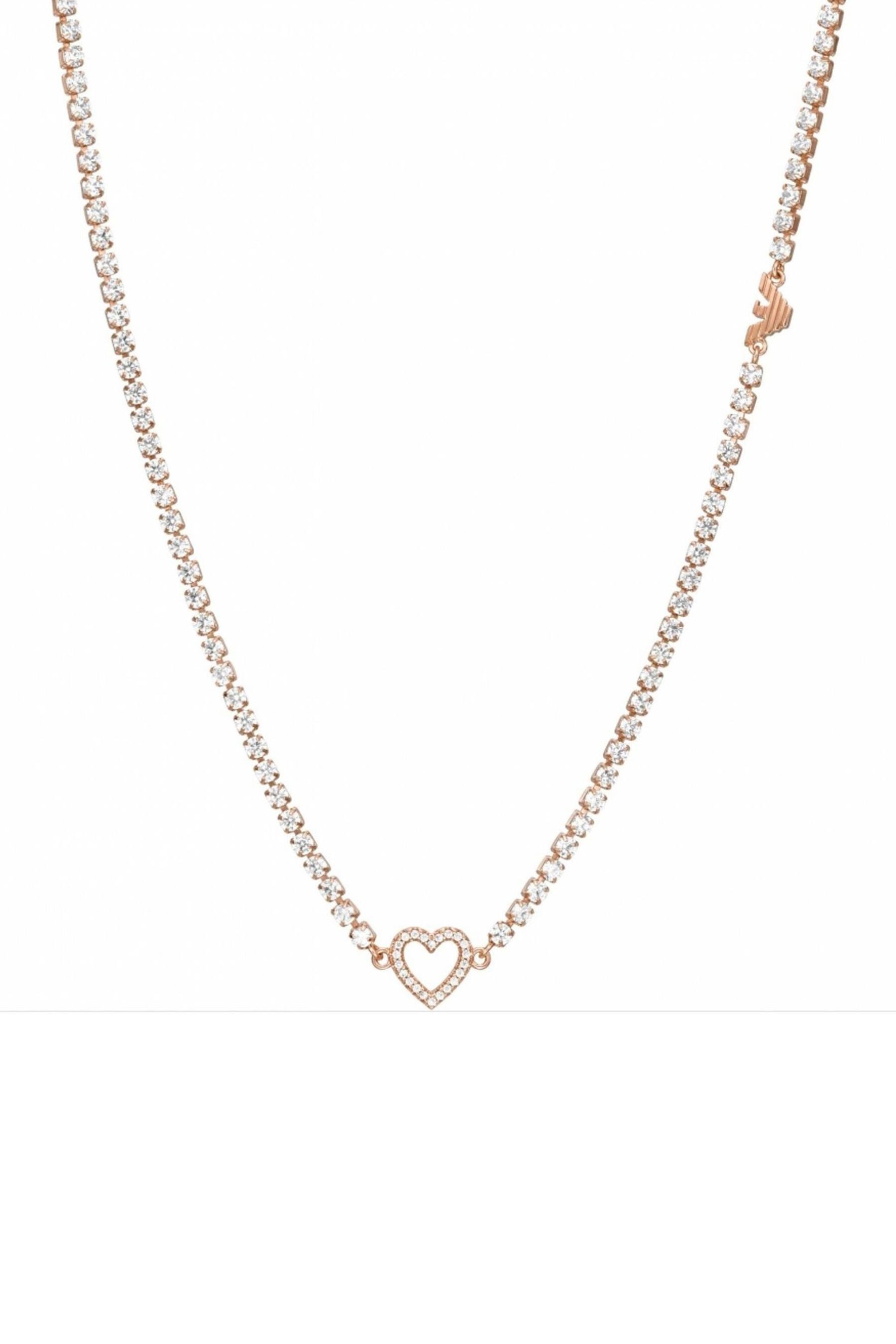 Buy Emporio Armani Ladies Pink Jewellery Necklace from the Next UK online shop
