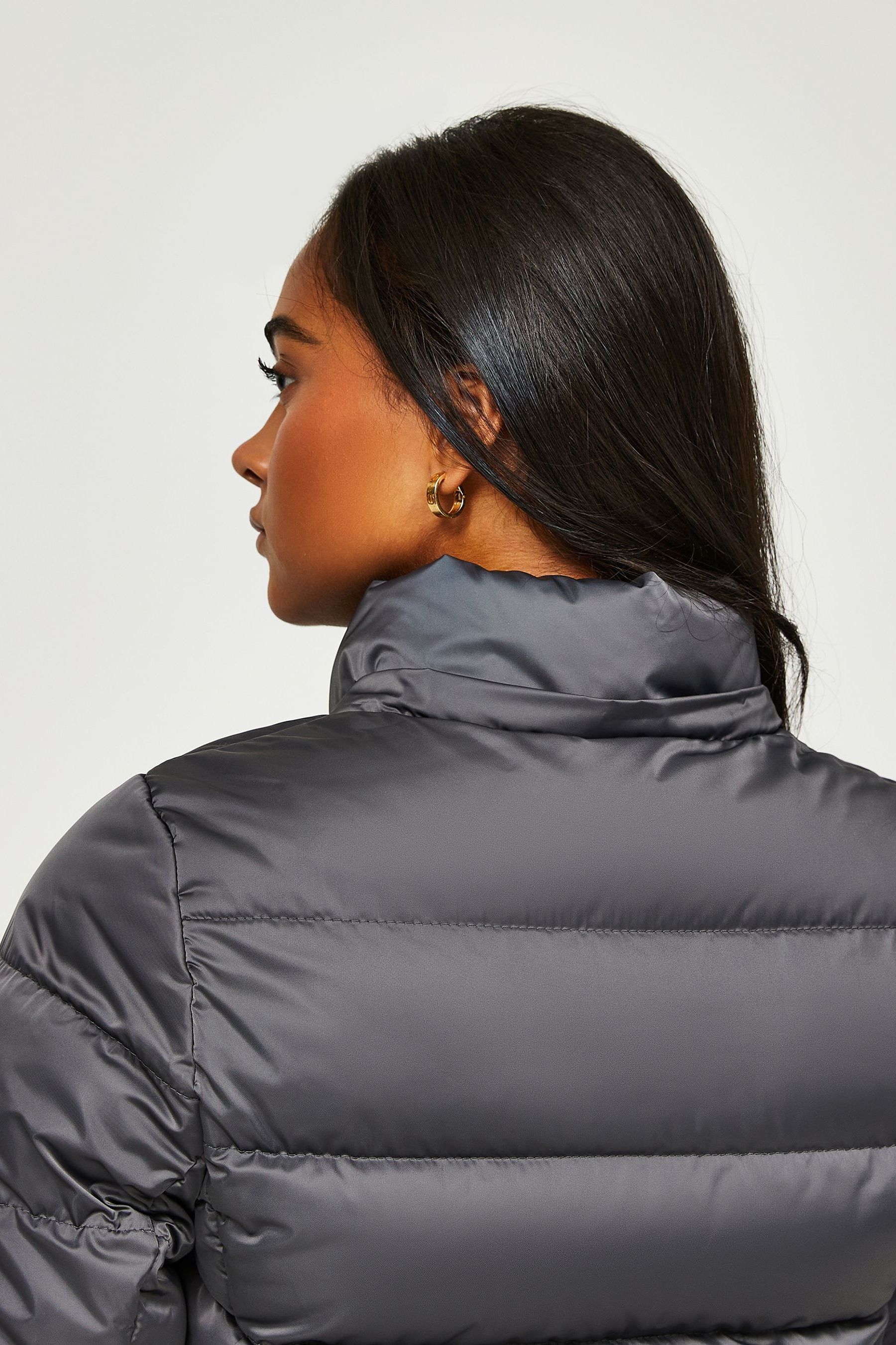 Grey puffa shop