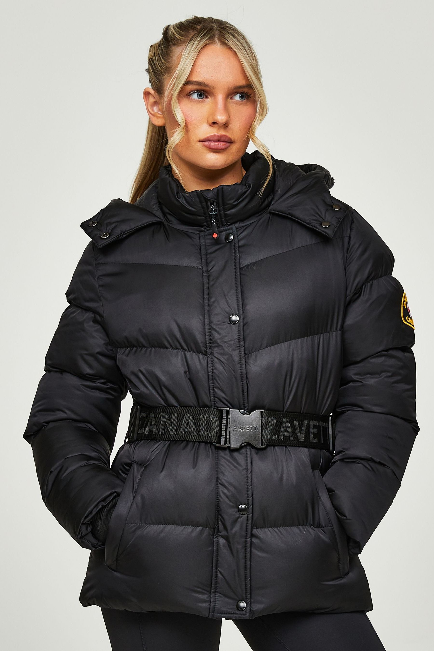 Buy Zavetti Canada Womens Okawa Puffer Black Jacket from Next India