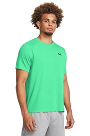 Under Armour Olive Green Tech Short Sleeve Crew T-Shirt - Image 1 of 2